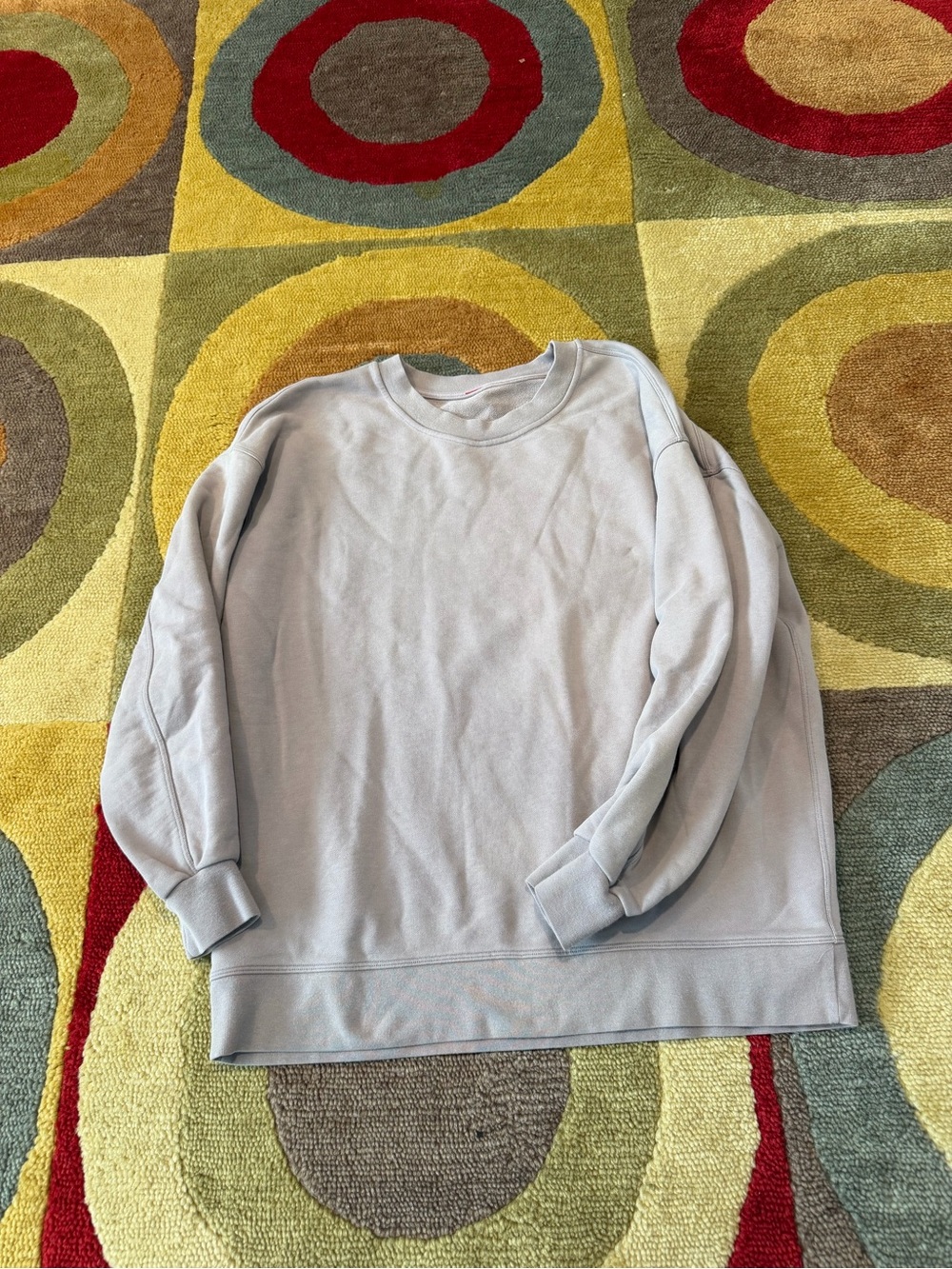 Lululemon Perfectly Oversized Crewneck Sweatshirt Cotton Purple Women’s Size 6